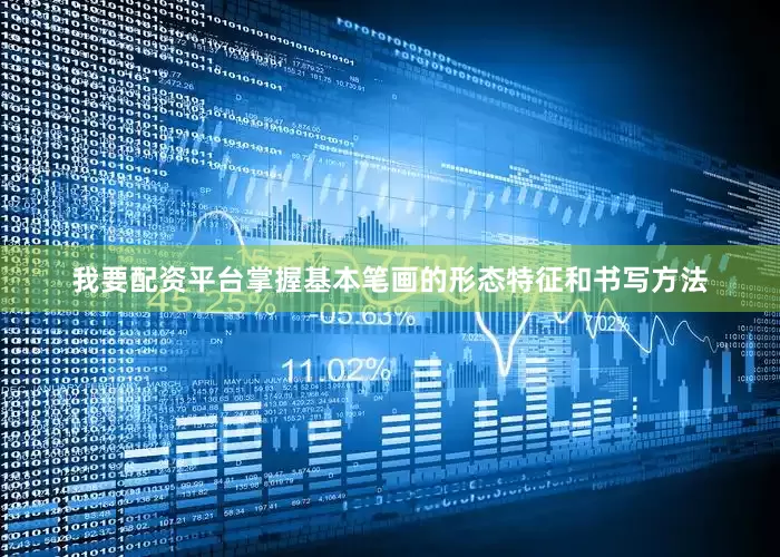 我要配资平台掌握基本笔画的形态特征和书写方法